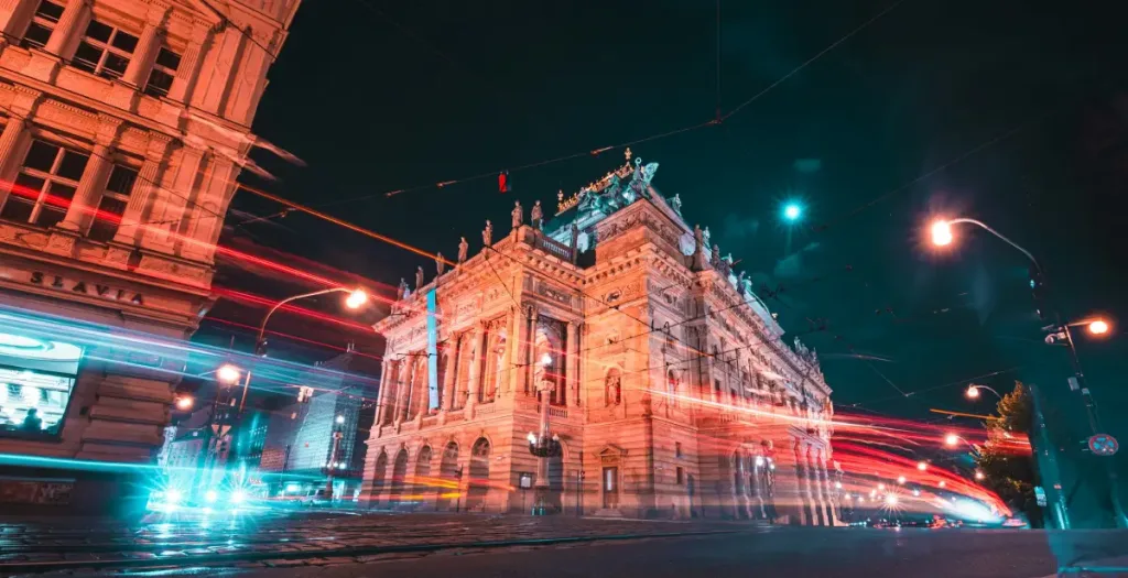 Landmark national theatre in Prague
