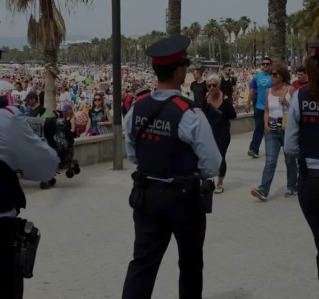 barcelona-police miniature