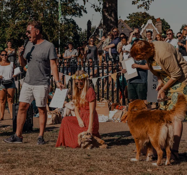 Dog festival in one of London's parks
